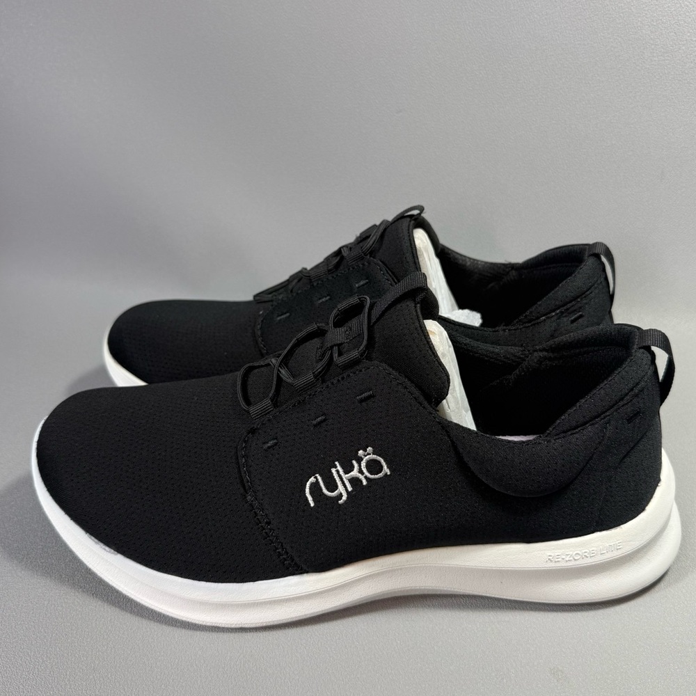 Ryka Ryka Renew Recovery Black Slip-On Bungee Athletic Sneakers - Picture 6 of 12
